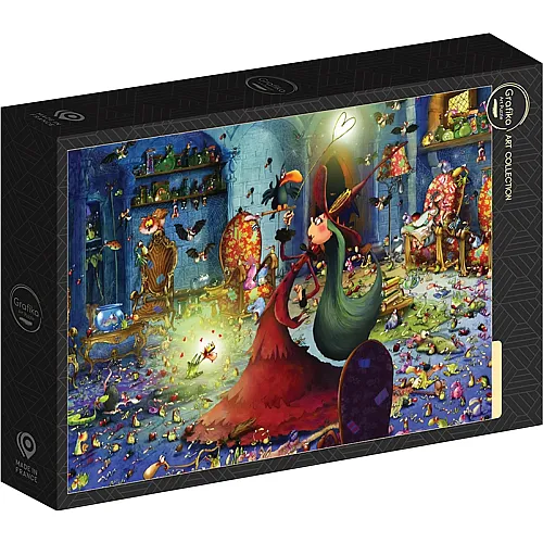 Grafika Puzzle Fran�ois Ruyer Die Hexe mit dem Zauberstab - 1000 Teile