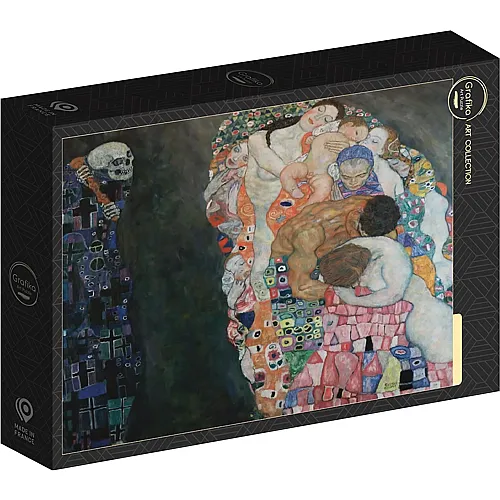 Grafika Puzzle Art Collection Gustav Klimt, La Vie et la Mort, 1916 - 1000 Teile