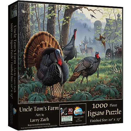 SunsOut Puzzle Larry Zach Uncle Tom's Farm (1000Teile)
