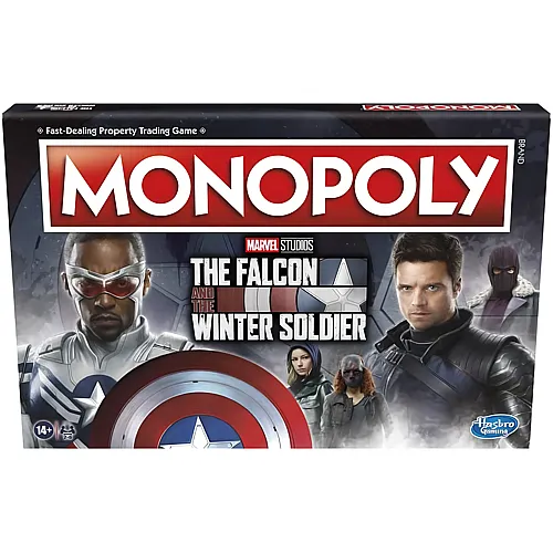 Hasbro Gaming Avengers Monopoly Marvel Studios The Falcon and The Winter Soldier - English