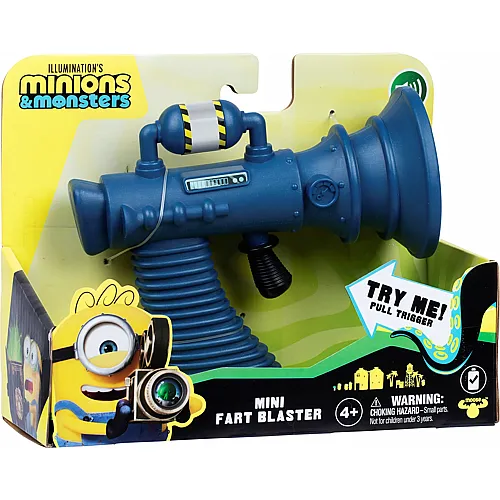 Moose Toys Minions 3 Mini Fart Blaster Furzger�usche, EFX Sound,