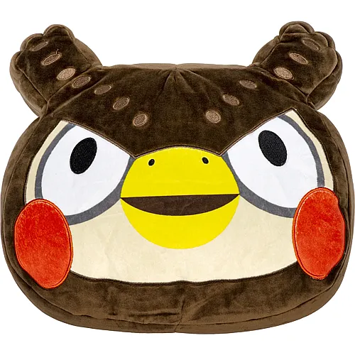 Tomy Mocchi Mocchi Animal Crossing Dekokissen Blathers - 36 cm