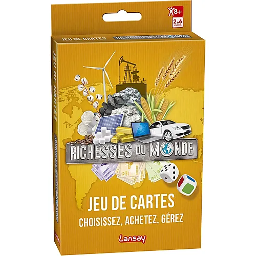 Lansay Spiele Richesses du Monde, Jeu de Cartes - Fran�ais