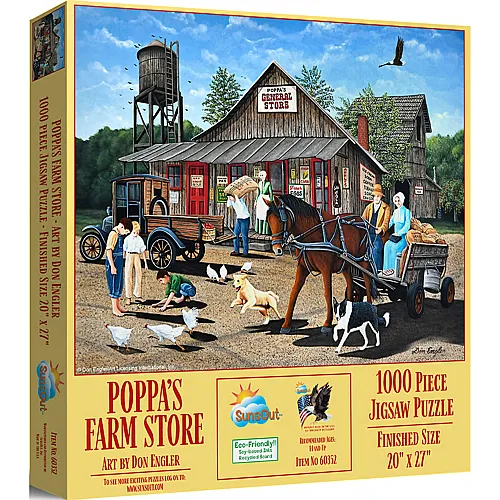 SunsOut Puzzle Don Engler Poppas Landhandel - 1000 Teile