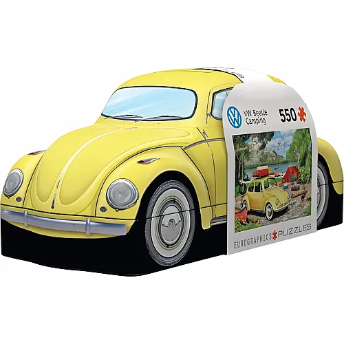 Eurographics Puzzle VW Beetle Camping Shaped Tin (550Teile)