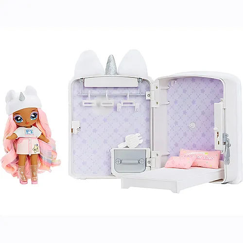 MGA Na! Na! Na! Surprise Backpack Bedroom Einhorn mit Puppe Whitney Sparkles
