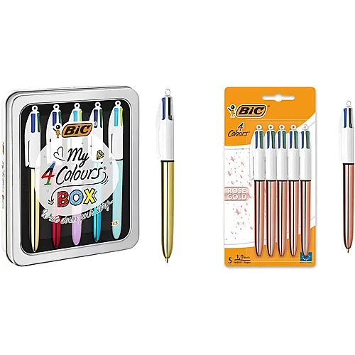 BIC 4 My Colours Box Kugelschreiber