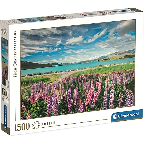 Blumen am Lake Tekapo 1500Teile
