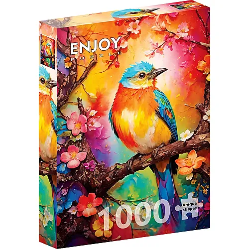 Enjoy Puzzle Bunter Vogel - 1000 Teile