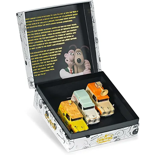 Corgi Wallace & Gromit Austin A35 Van Collection - Cheese Please! Top Bun Spick & Spanmobile