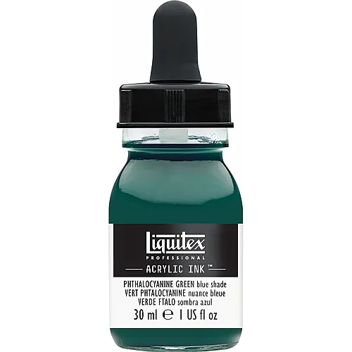 Liquitex Lqx Prof. Acrylic Ink 30ml Flasche Phthalozyaningr�n Blauton