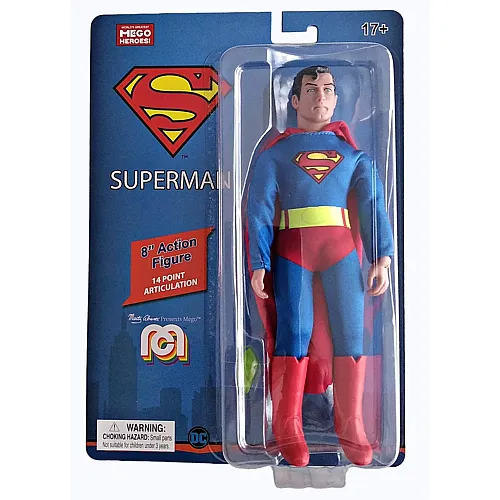 Mego Fig. 20cm Articulee DC Comics Superman (fr-en)