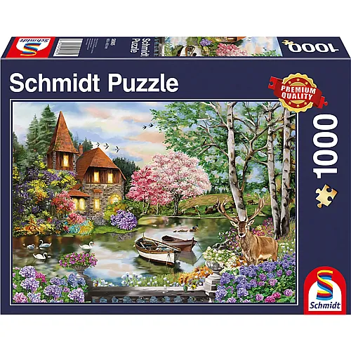 Schmidt Puzzle Haus am See (1000Teile)