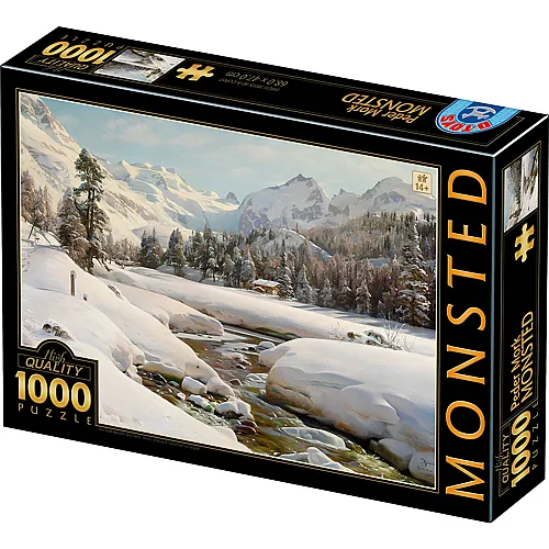 Winterlandschaft in der Schweiz 1000Teile