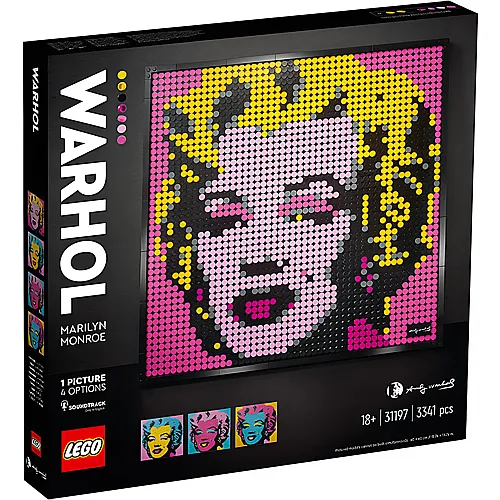 LEGO Art Andy Warhol's Marilyn Monroe (31197)