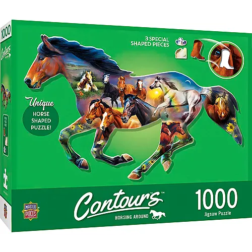 Master Pieces Puzzle Wild Horse (1000Teile)