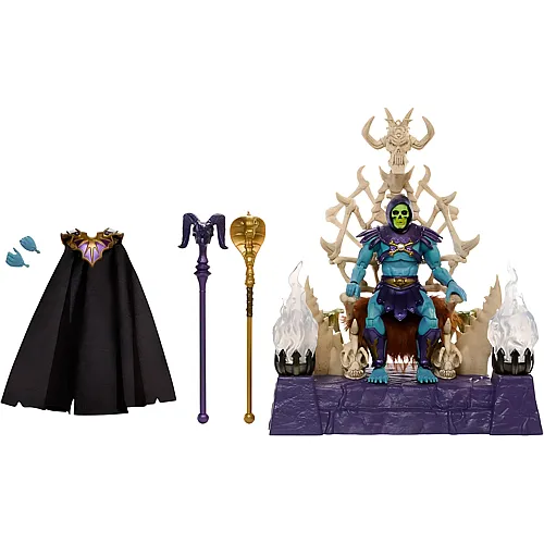 Mattel Masters of the Universe Skeletor & Thron-Set - 18 cm