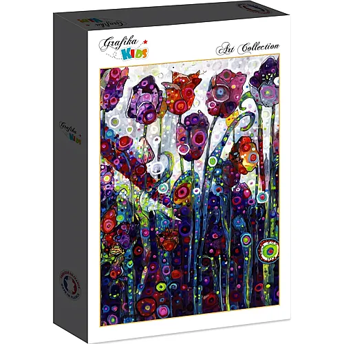 Grafika Puzzle Art Collection Sally Rich Grafika Kids Tulips - 12 Teile