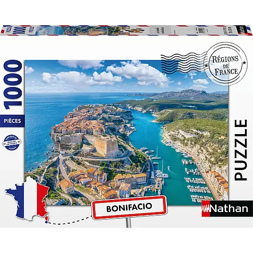 Nathan Puzzle R�gion de France Zitadelle von Bonifacio - 1000 Teile