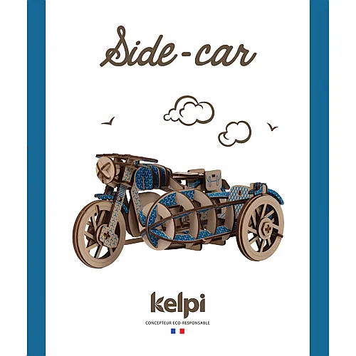 Kelpi Beiwagen Blau (fr-en-es-it-dk-nl)