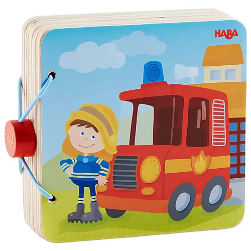 Holz-Babybuch Feuerwehr