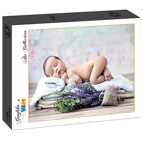 Grafika Puzzle Art Collection Konrad Bak Grafika Kids Baby Lavender - 12 Teile