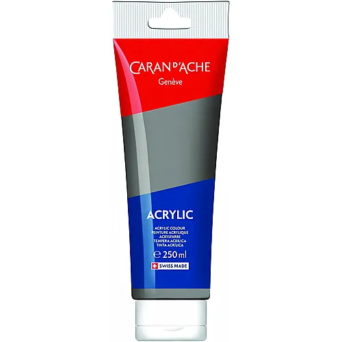 Caran d'Ache Acrylfarbe irisierend Silber - 250 ml