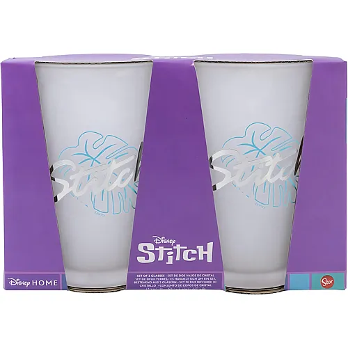 Stor Lilo & Stitch 2er Set Crystal-Becher - 490 ml