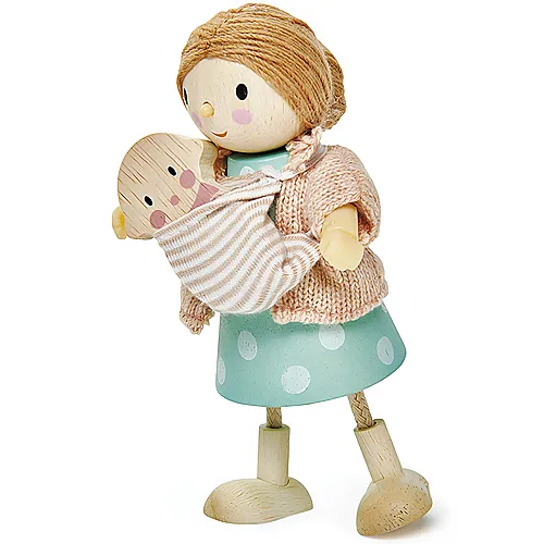 Tender Leaf Toys Puppenhaus Mrs Goodwood & Baby
