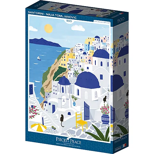 Pieces & Peace Puzzle Maja Tomljanovic Santorini - 500 Teile