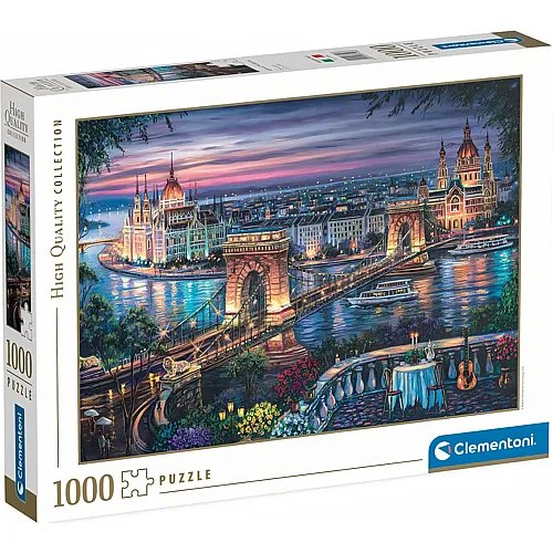 Clementoni Puzzle Fluss Donau - 1000 Teile