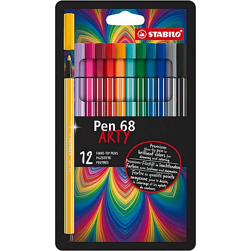 Stabilo Arty Premium-Filzstift Pen 68 - 12 Teile