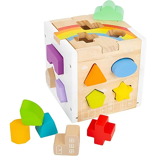 small foot Steckw�rfel Regenbogen
