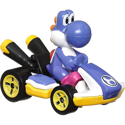 Hot Wheels Super Mario Die-Cast Yoshi Dark Blue (1:64)