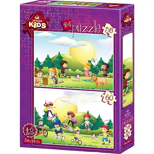 Art Puzzle Kids Im Park - 35 Teile