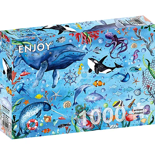 Enjoy Puzzle Deep Blue Sea - 1000 Teile