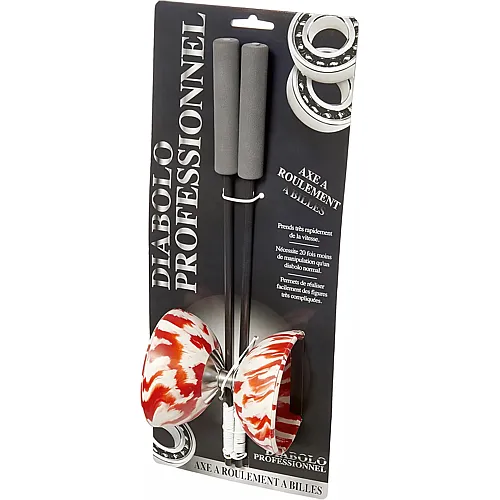 Megagic Pro Diabolo Roulement Bille Mouchete Rouge ET Blanc