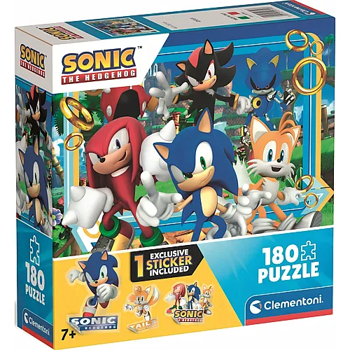 Clementoni Puzzle 180 Teile XXL Teile - Sonic