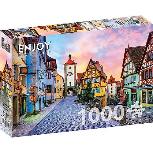 Enjoy Puzzle Altstadt von Rothenburg, Deutschland - 1000 Teile