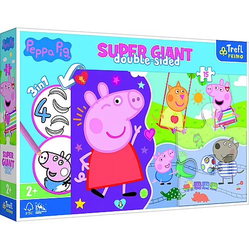 Trefl Puzzle Peppa Pig - 15 Teile