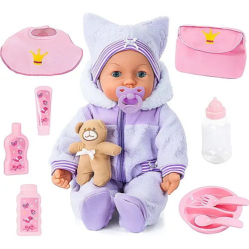 Interaktive Puppe Magic Eyes Lila - 46 cm