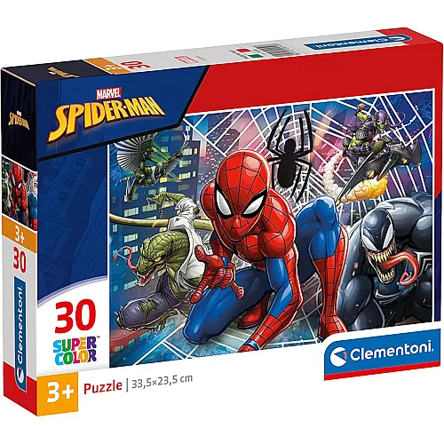 Clementoni Puzzle Supercolor Spiderman - 30 Teile