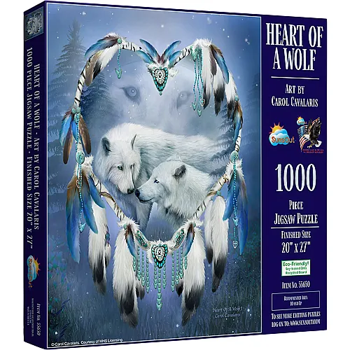 SunsOut Puzzle Heart of a Wolf (1000Teile)