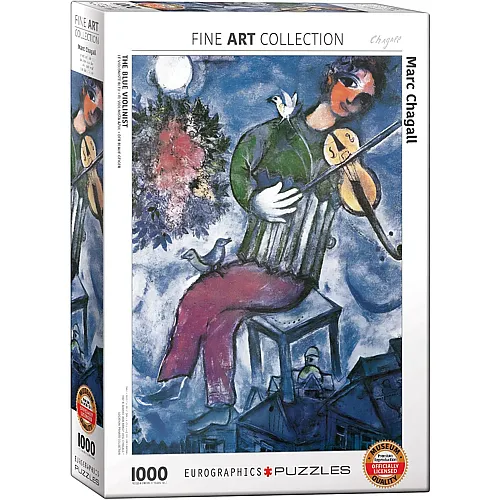 Eurographics Puzzle Fine Art Collection Marc Chagall - Der blaue Geiger (1000Teile)