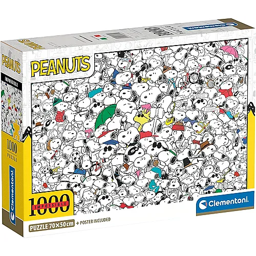 Impossible Peanuts Snoopy 1000Teile