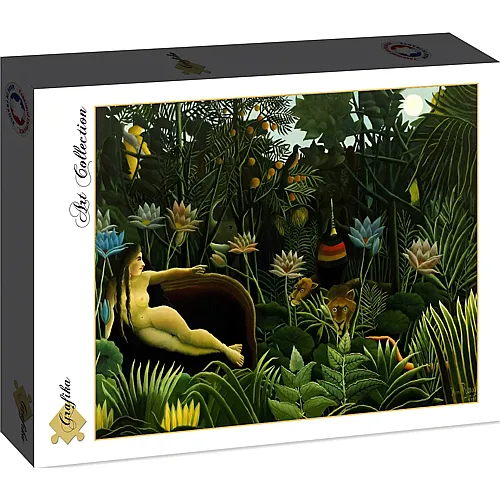 Grafika Puzzle Art Collection Henri Rousseau: The Dream, 1910 - 2000 Teile