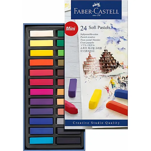 Faber-Castell Softpastellkreiden Mini (24Teile)
