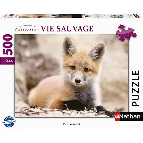 Nathan Puzzle Collection Vie Sauvage Kleiner Fuchs - 500 Teile