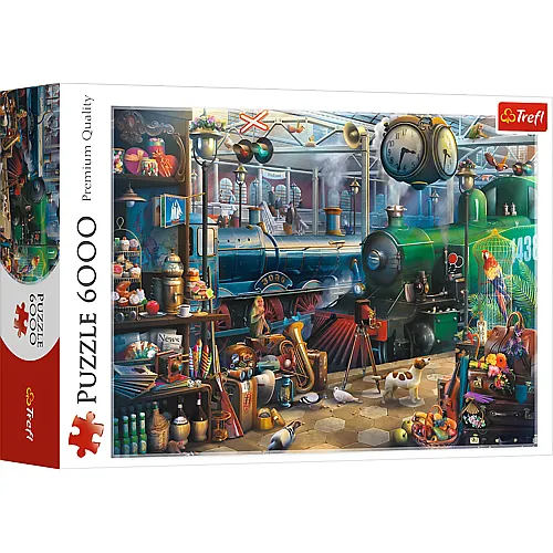 Trefl Puzzle Bahnhof - 6000 Teile