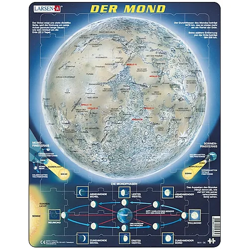 Larsen Puzzle Der Mond - Deutsch